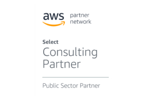 Brand logo of AWS.