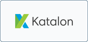 Brand logo of Katalon.