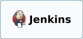 Brand logo of Jenkins.