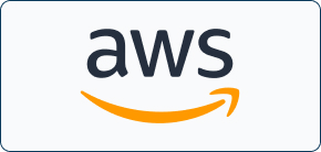 Brand logo of AWS.