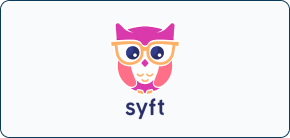 Brand logo of Syft.