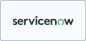 Brand logo of Service now.